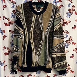 Vintage tundra coogi style knit sweater